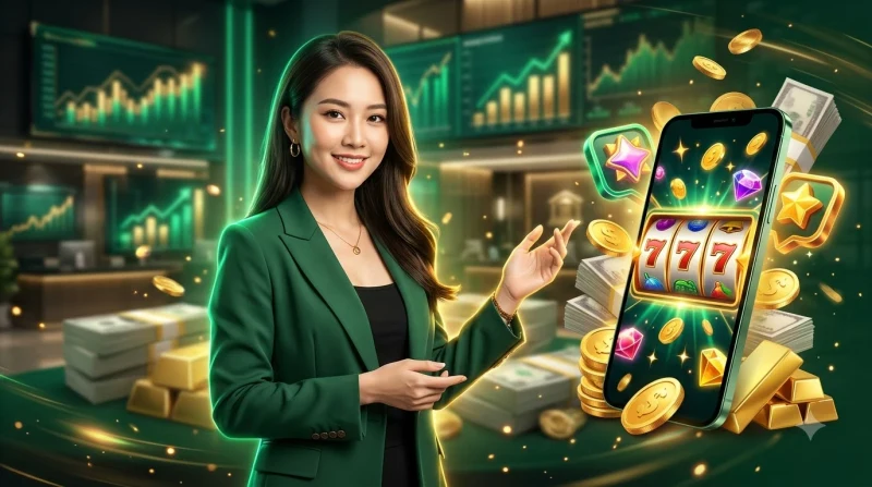 Cơ hội trúng jackpot lớn tại VSBET với rương vàng và xu lấp lánh