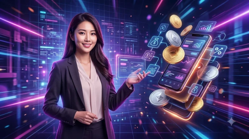 Điện thoại thông minh hiển thị trận đá gà trực tiếp, xung quanh là biểu tượng tỷ lệ cược và tiền xu, minh họa cách tham gia cá cược đá gà online