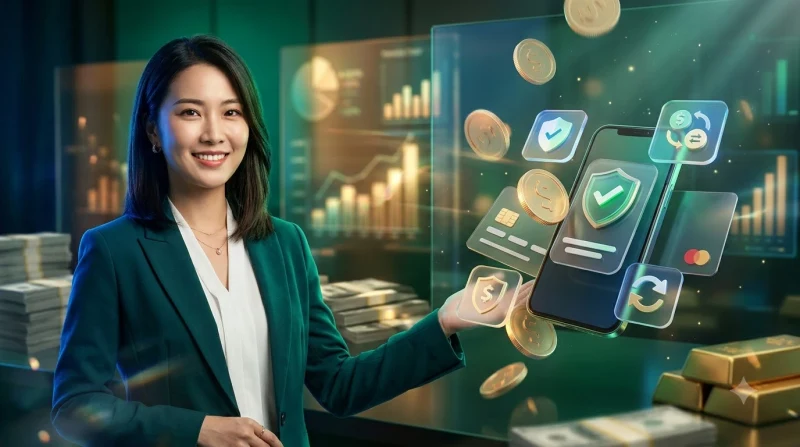 Giao dịch nạp/rút tiền tại vsbet - tiền xu, thẻ tín dụng và biểu tượng giao dịch